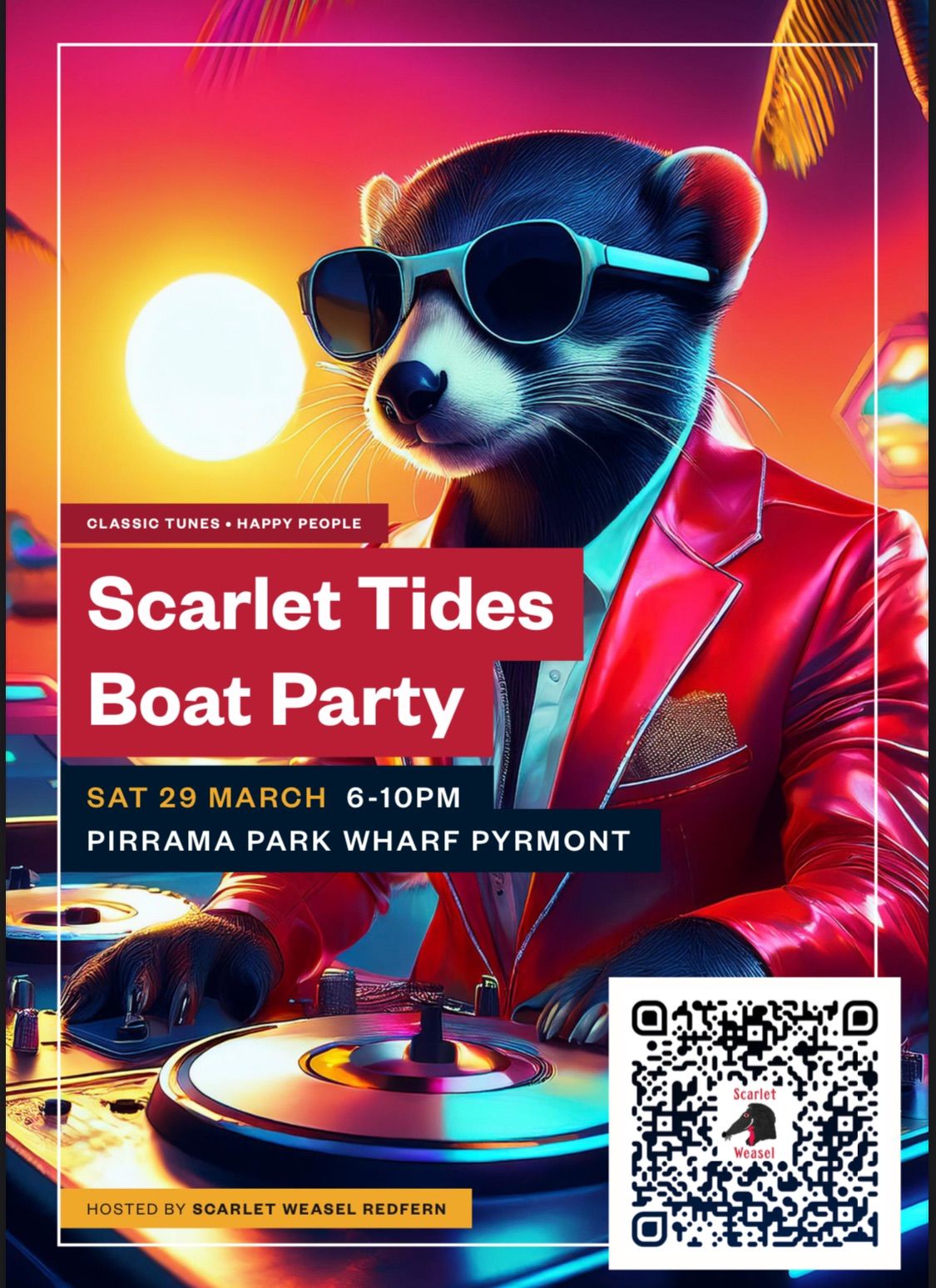 Scarlet Tides Boat Party