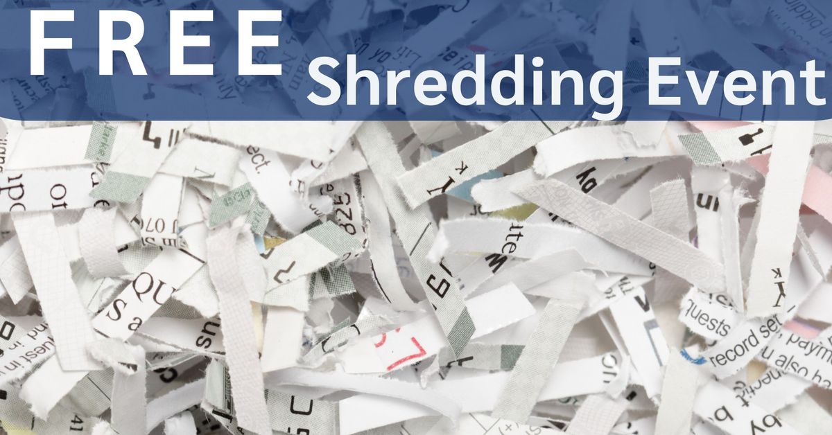 FREE Shredding Event