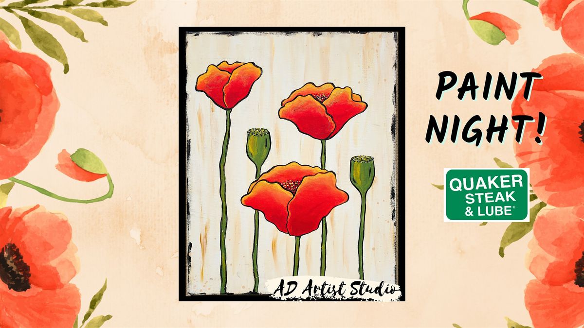 May Poppies Paint Night