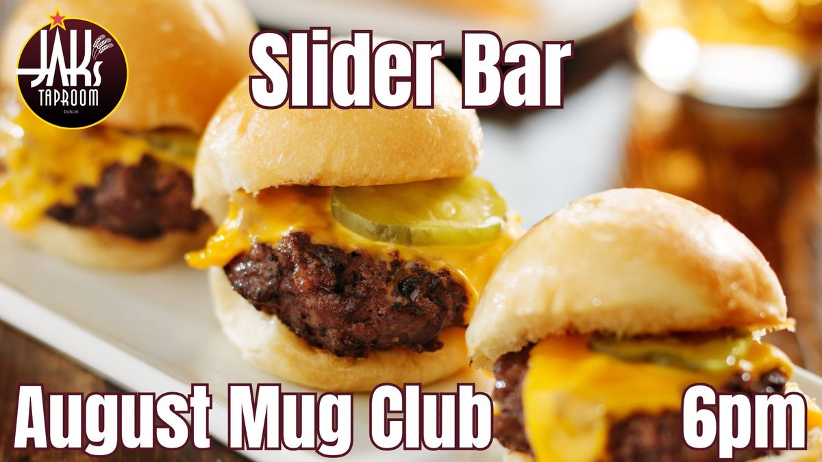 August Mug Club Night - Slider Bar