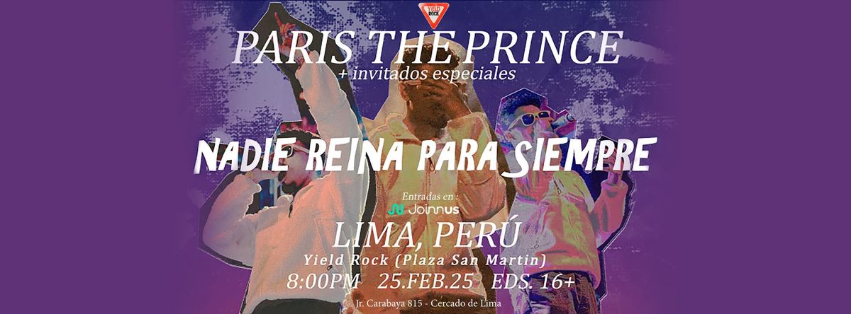 \ud83c\udfa4\u2b50 Paris The Prince: Nadie Reina Para Siempre \u2b50\ud83c\udfa4