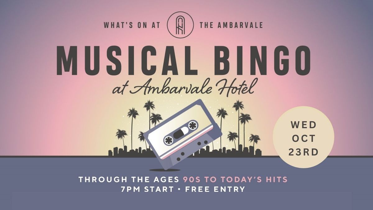 Musical Bingo @ The Ambarvale Hotel October Edition 