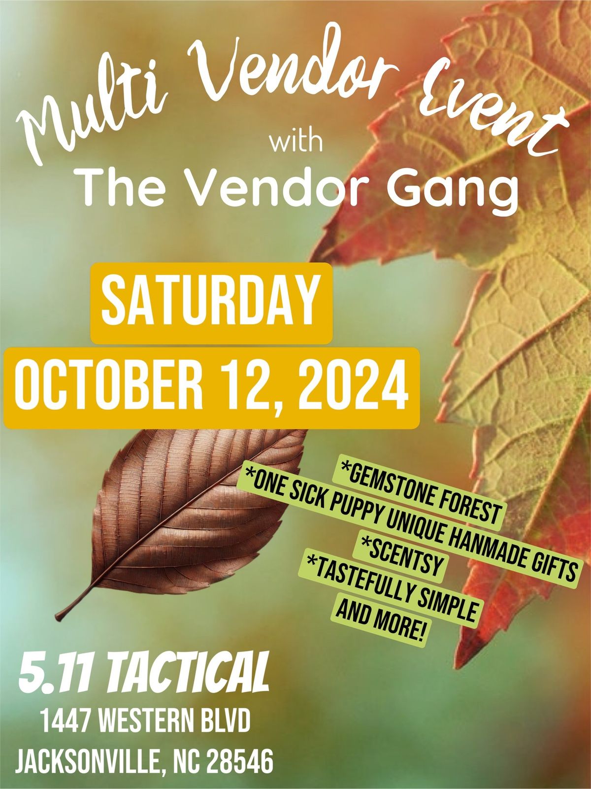 5.11 Tactical & The Vendor Gang Multi Vendor Event