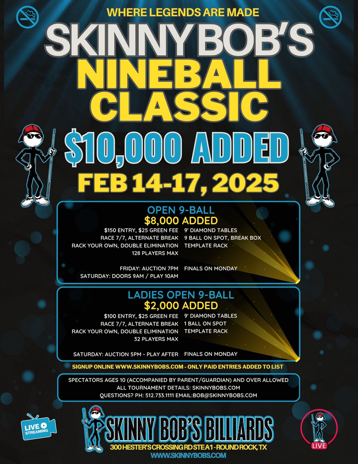 SKINNY BOB'S NINEBALL CLASSIC