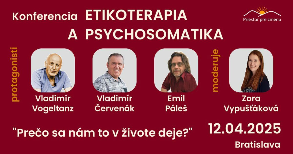 Konferencia Etikoterapia a Psychosomatika 