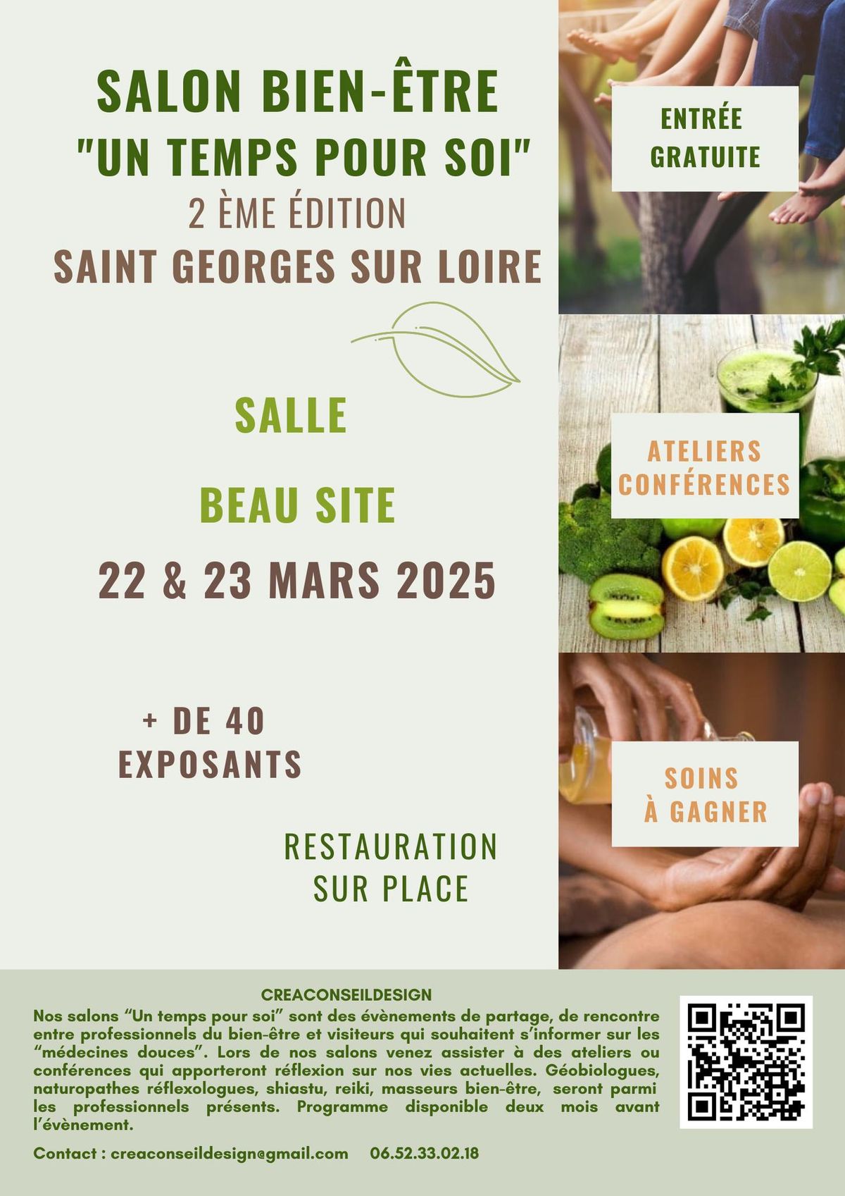 Salon du Bien-\u00catre "Un temps pour soi" 2025 de Saint-Georges-sur-Loire 