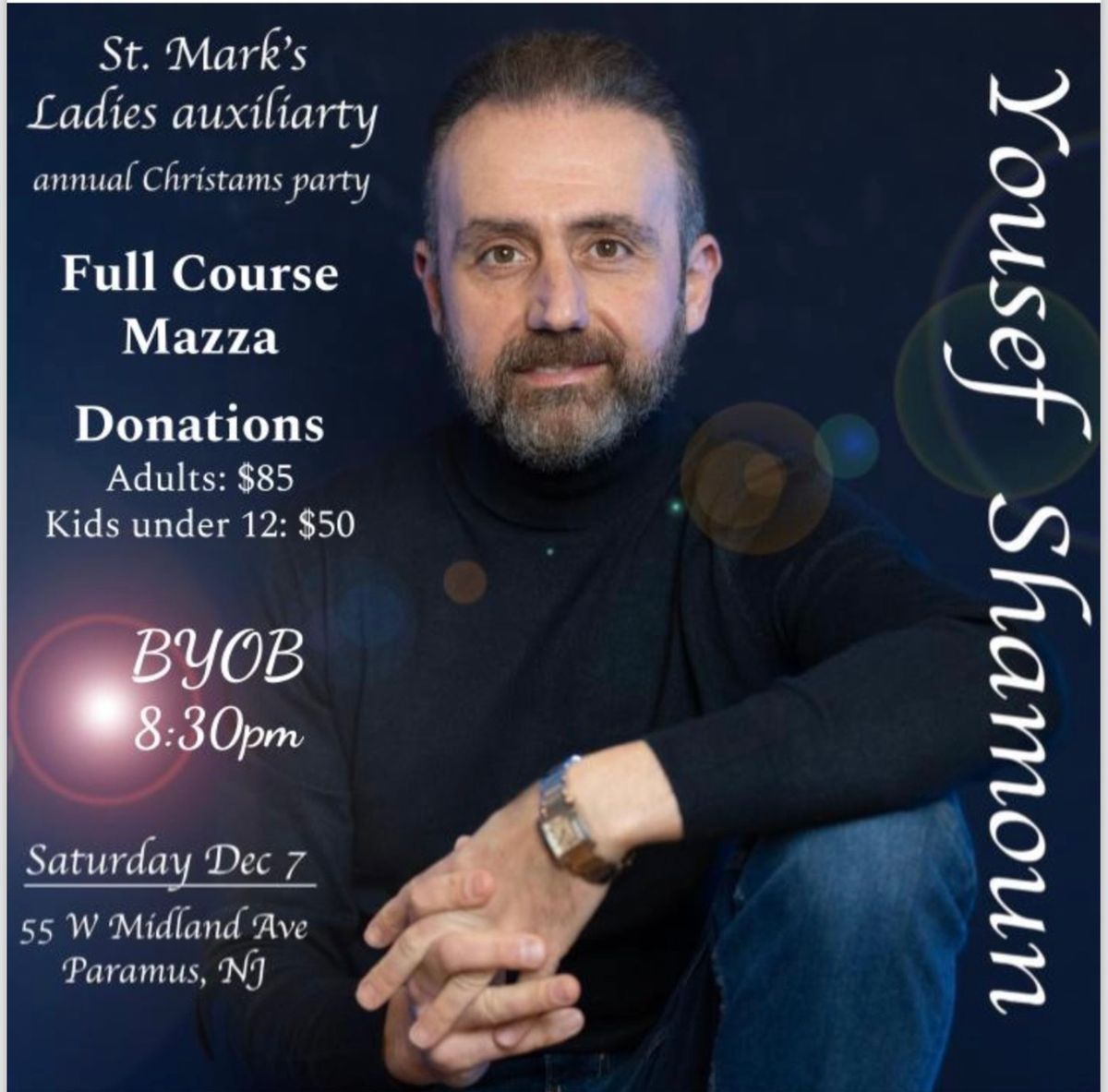 At Mark\u2019s Ladies Auxiliary Annual Christmas Party 