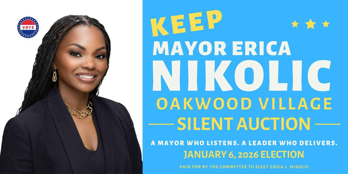Silent Auction Fundraiser to Keep Mayor Erica L. Nikolic - Black Tie Formal