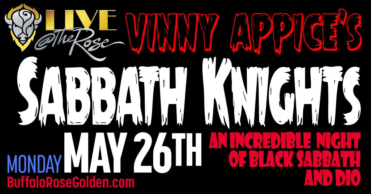 Sabbath Knights featuring Vinny Appice, A Night of Black Sabbath & Dio LIVE at The Rose