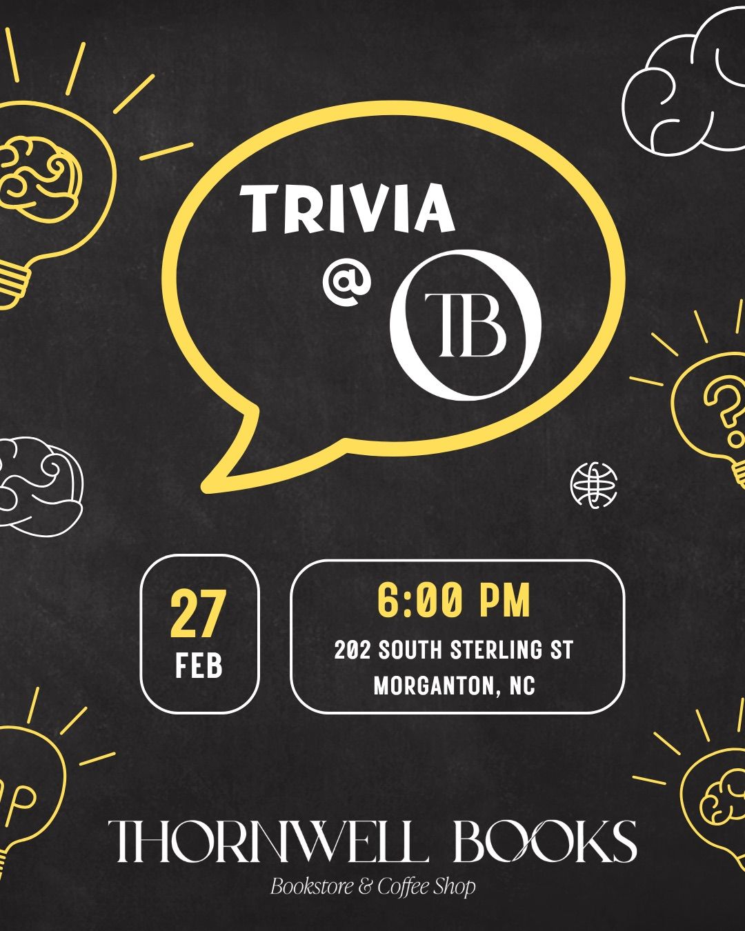 Trivia Night at Thornwell Books