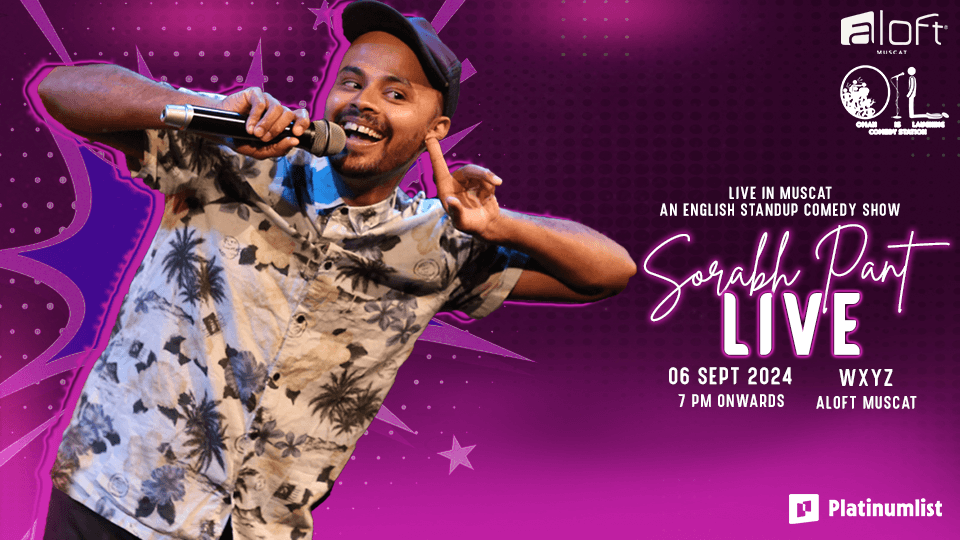 Sorabh Pant Standup Comedy Show at Aloft Muscat