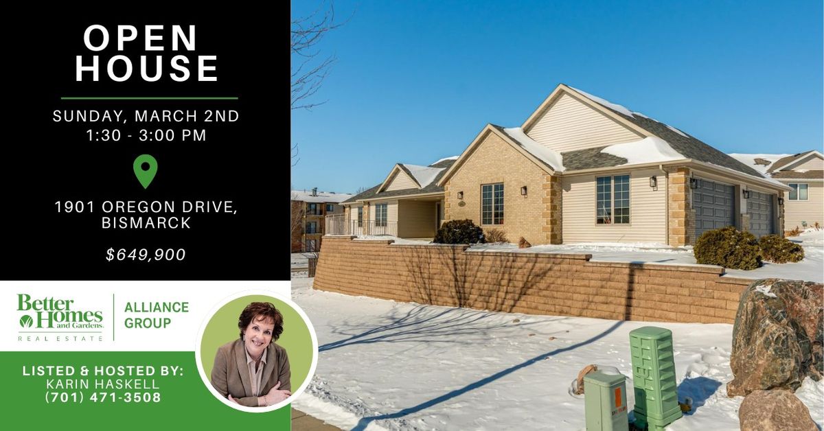 Open House! 1901 Oregon Drive, Bismarck