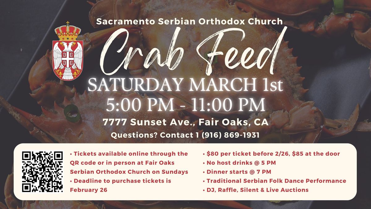 2025 Crab Feed Fundraiser