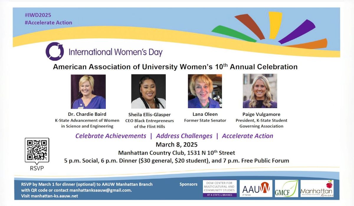 AAUW Manhattan Branch's 10th Annual Celebration of International Women's Day