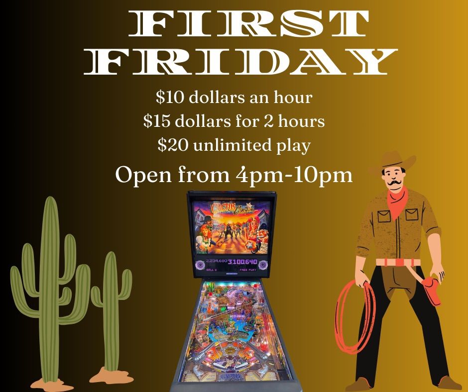 First Friday Open to the Public! 
