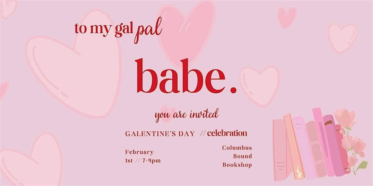 Galentine Evening at Columbus Bound Bookshop