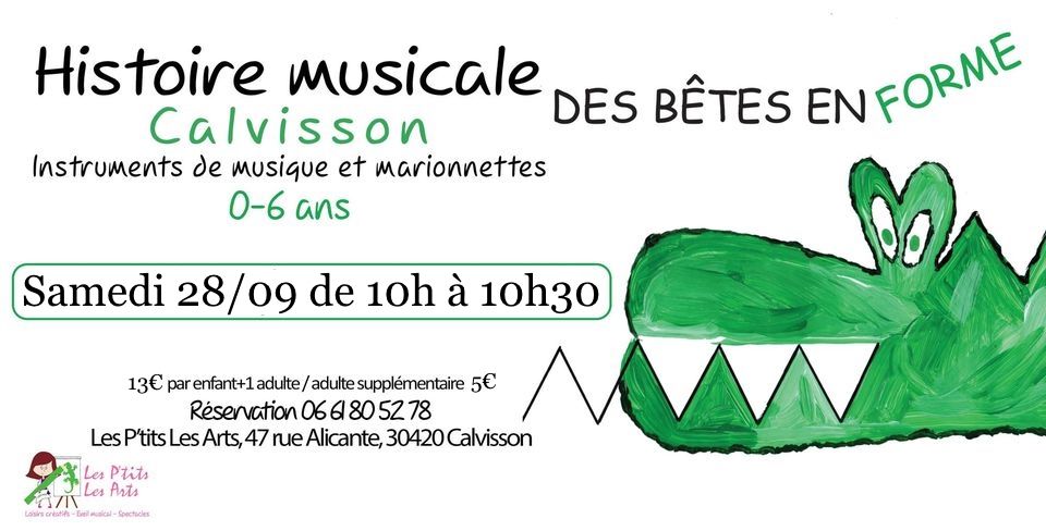 Histoire musicale pour les 0-6 ans Calvisson