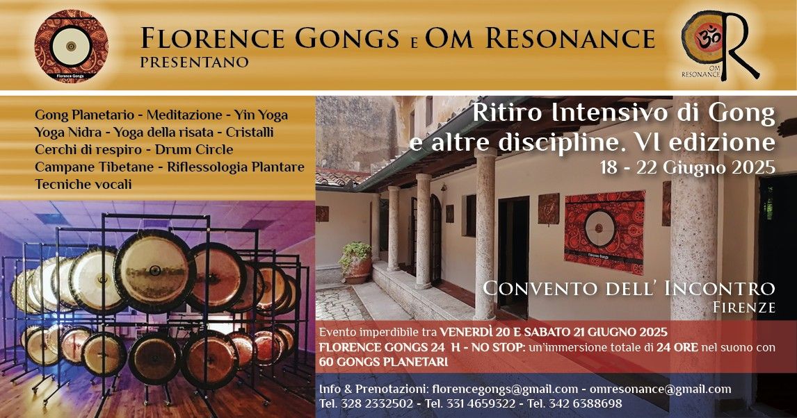 Ritiro Intensivo Gong e altre discipline olistiche - VI Edizione