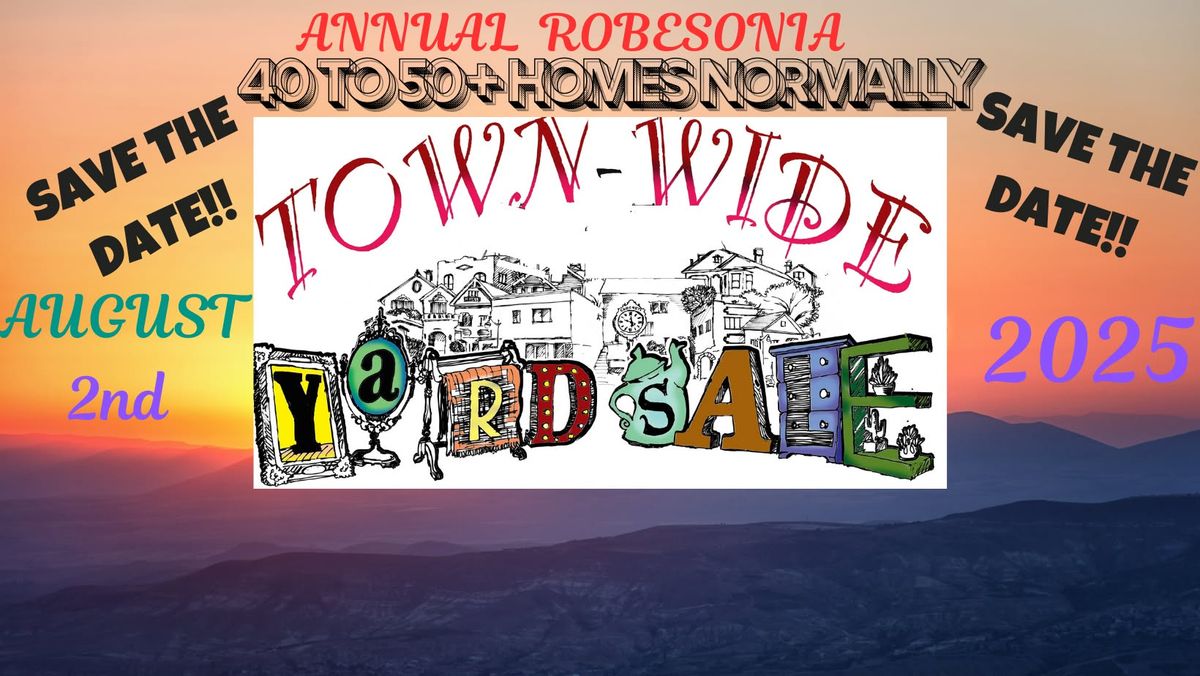 ROBESONIA ANNUAL TOWN-WIDE YARD SALE 2025