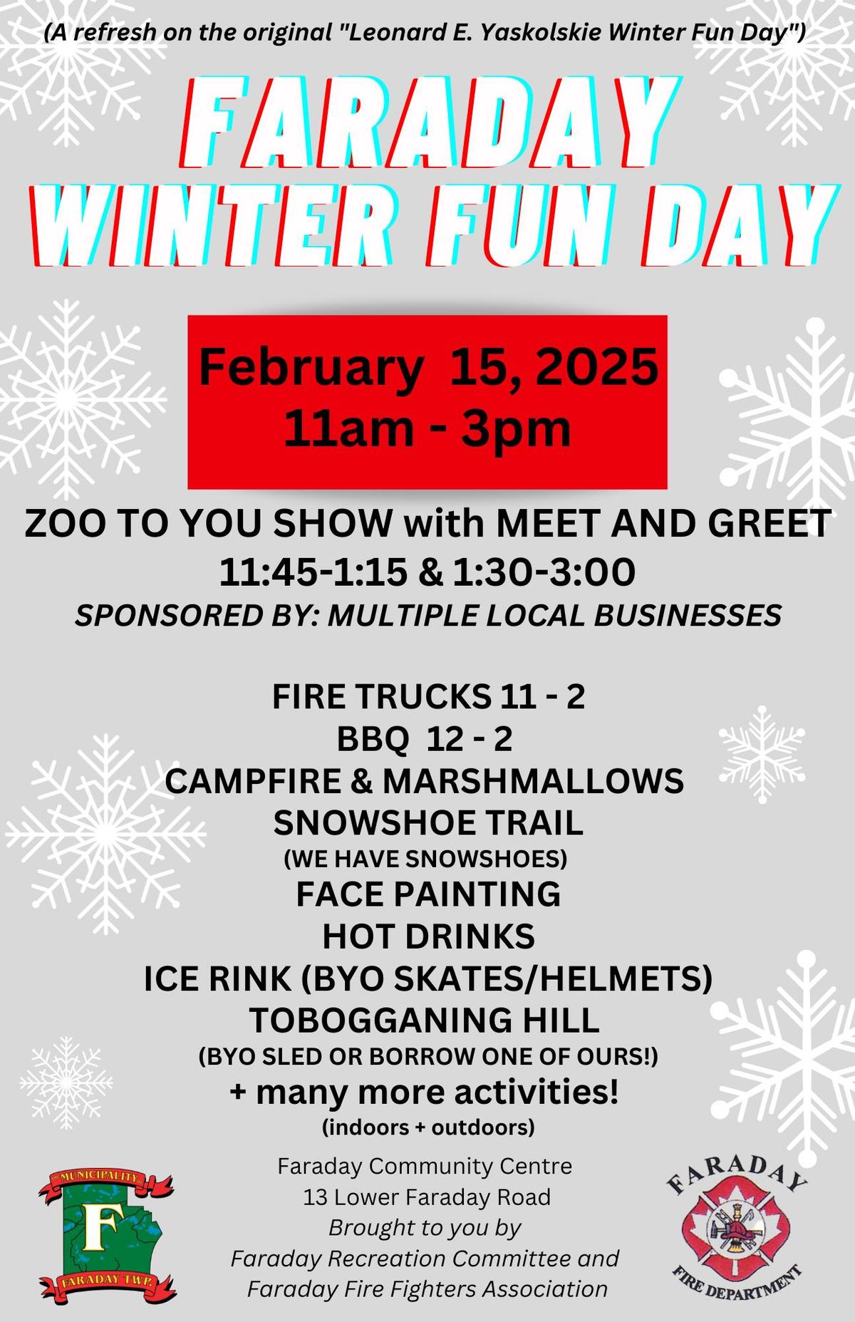 Faraday Winter Fun Day