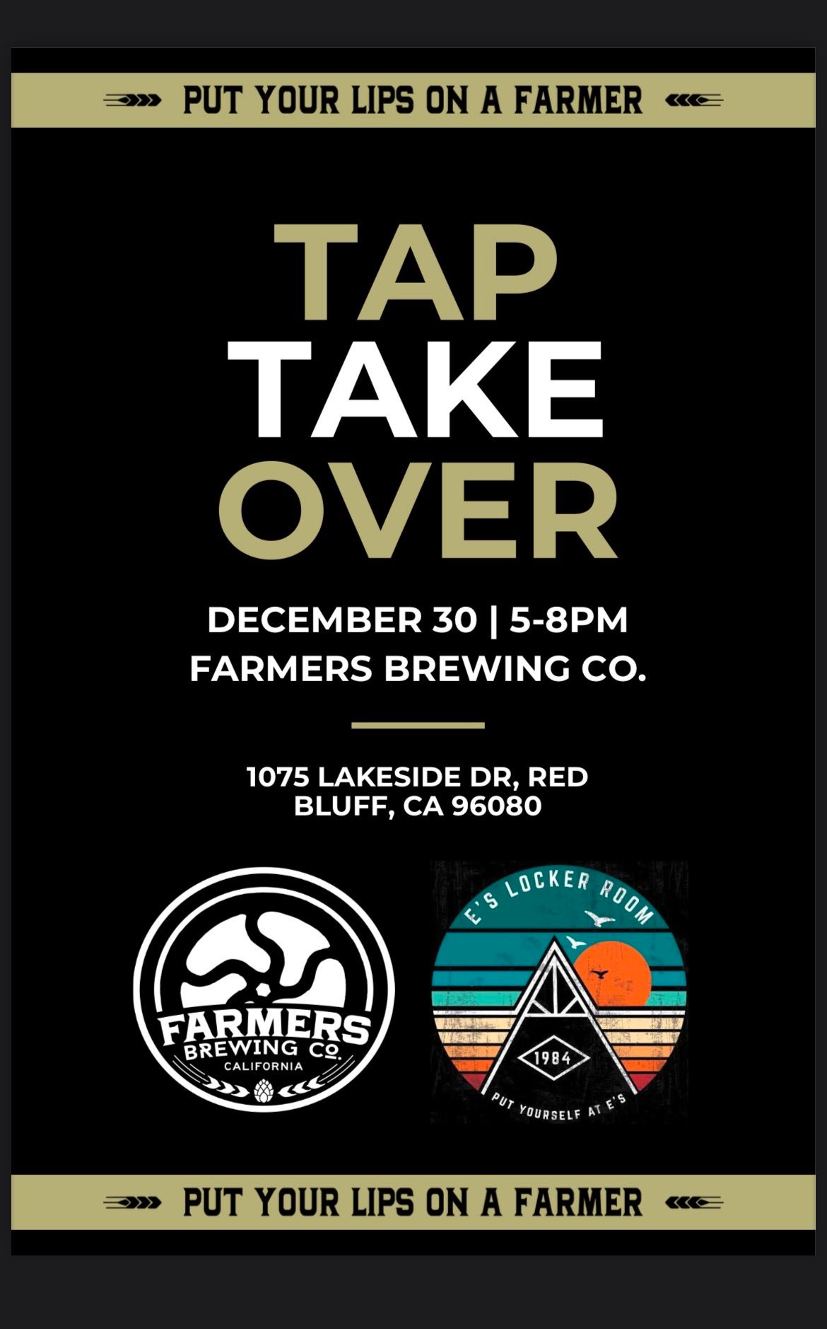 Farmers Tap Takeover & SF Niners MNF