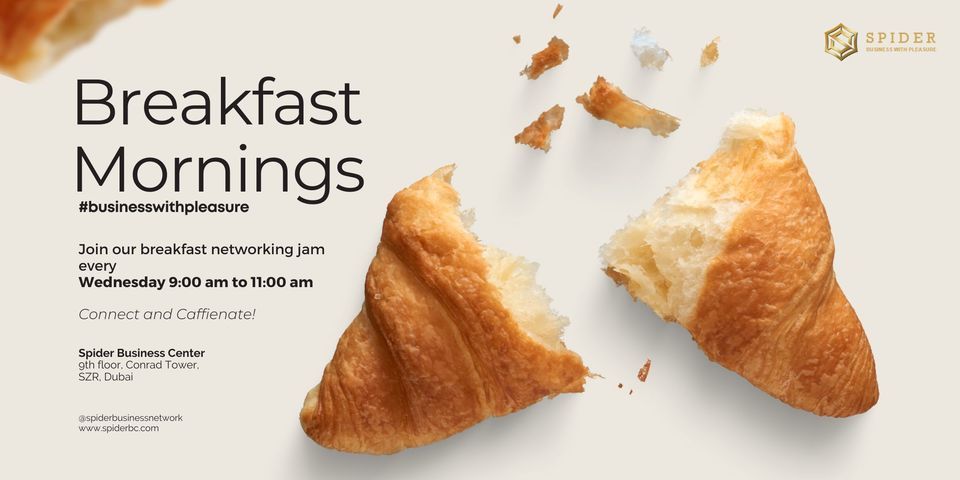 Breakfast Mornings Networking Jam at Spider Business Center