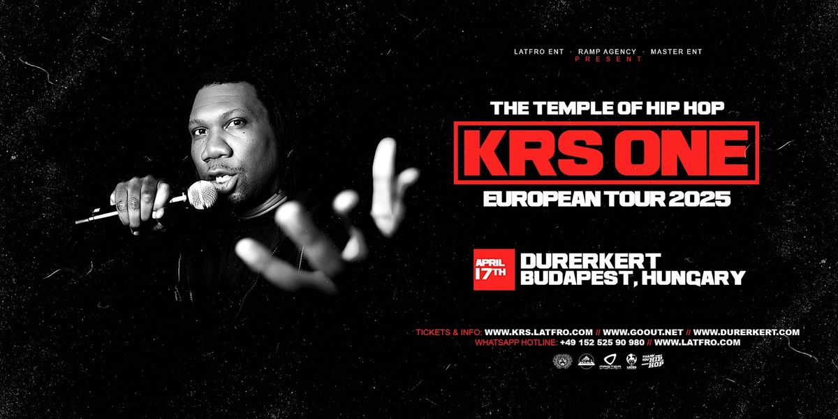 KRS One Live in Budapest