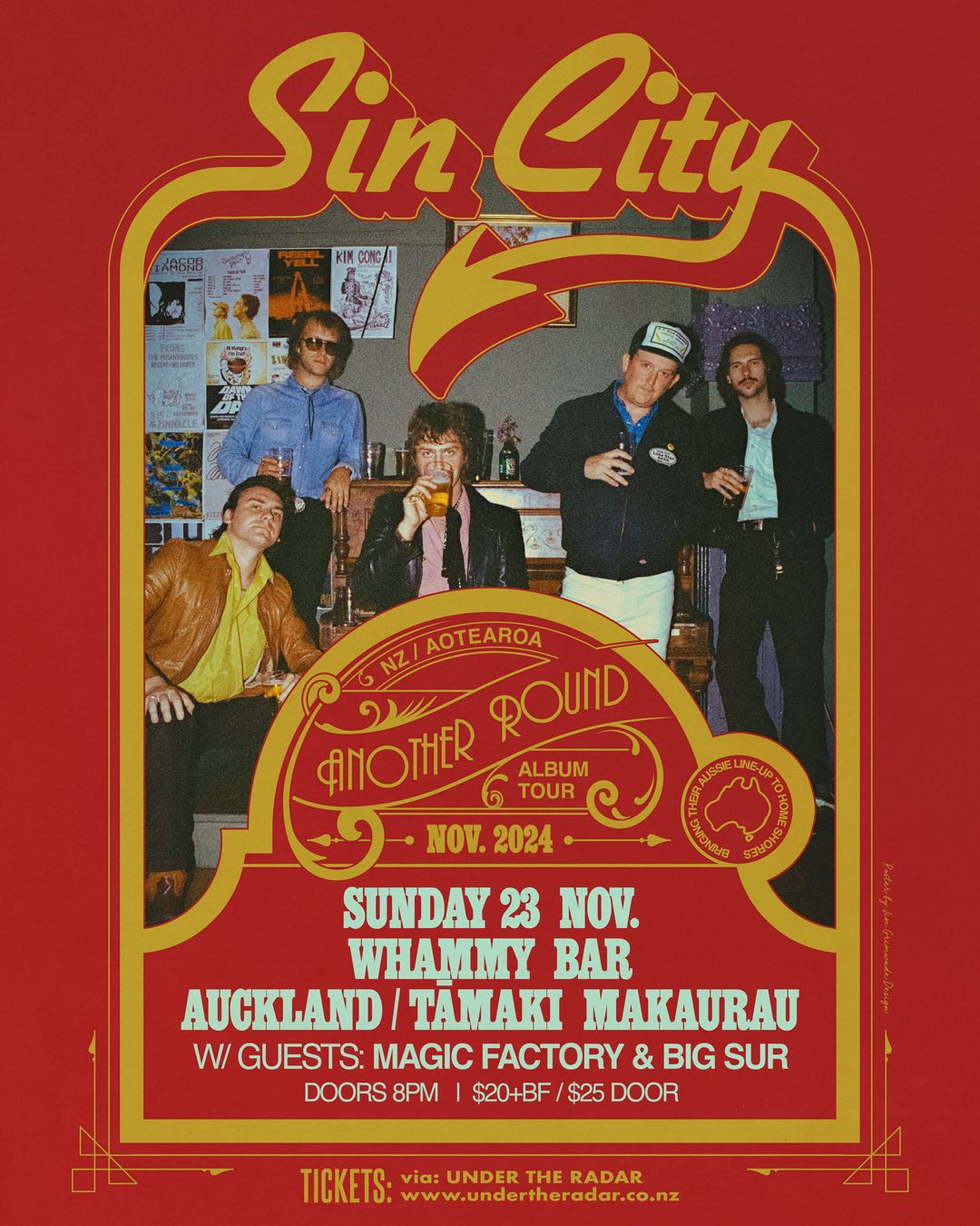 Sin City 'Another Round' Aotearoa Tour - Auckland