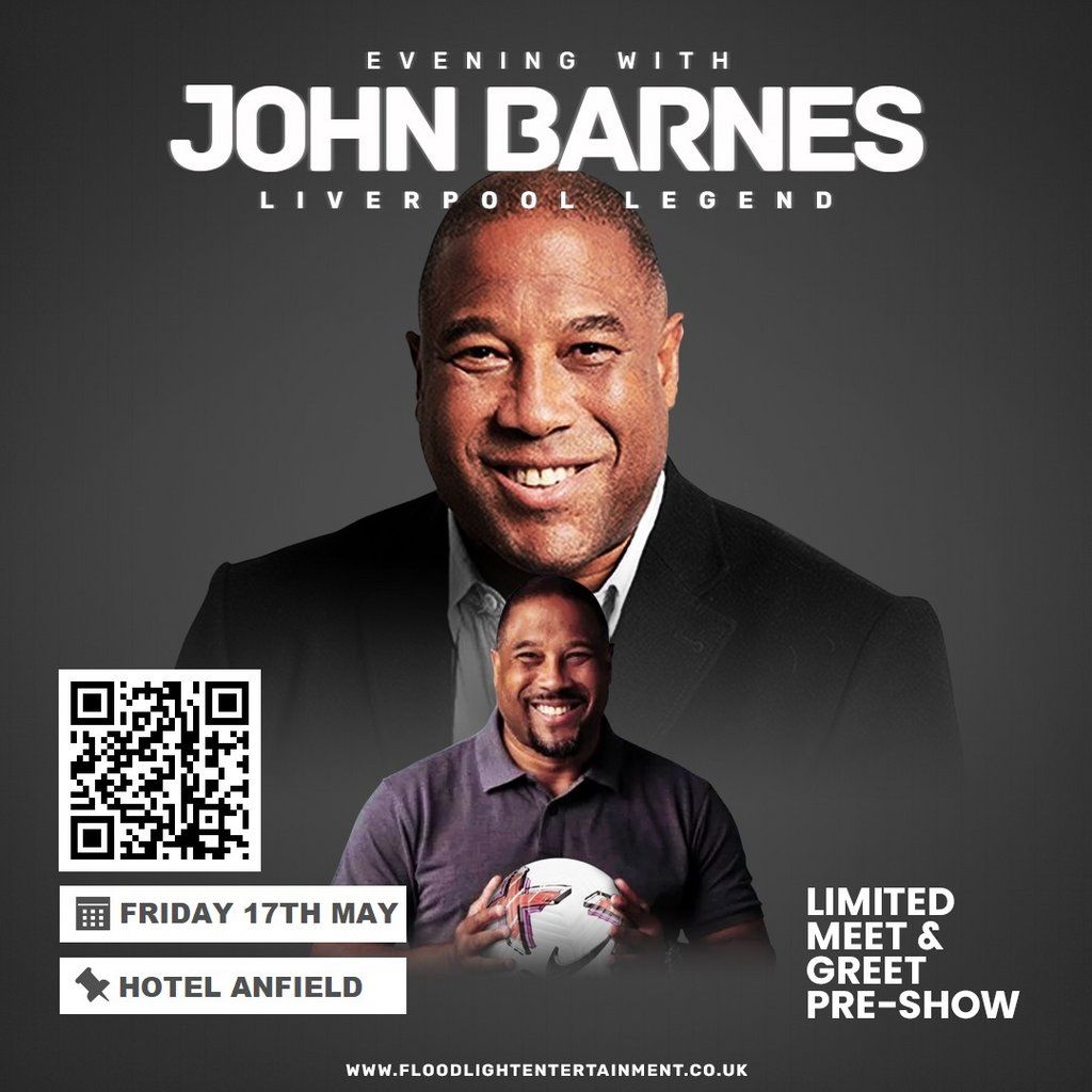Evening With John Barnes at Hotel Anfield