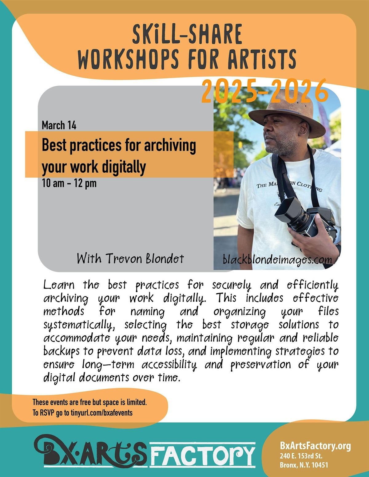Best practices for archiving  your work digitally with Trevon Blondet