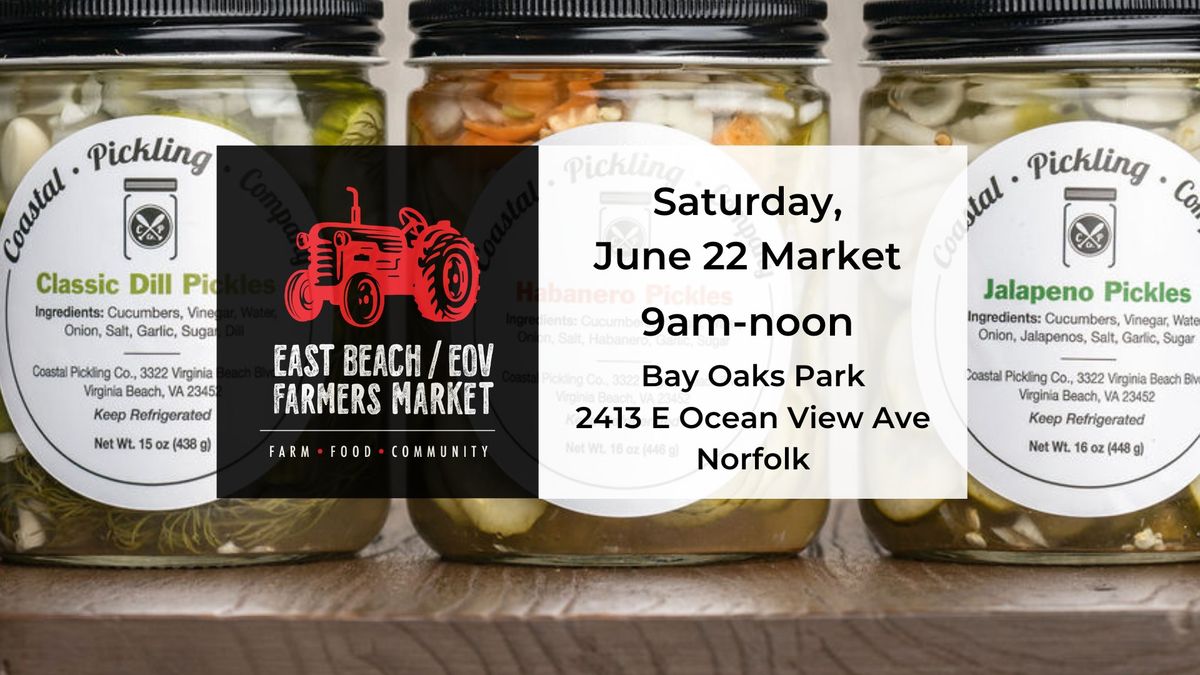 June 22 East Beach\/EOV Farmers Market
