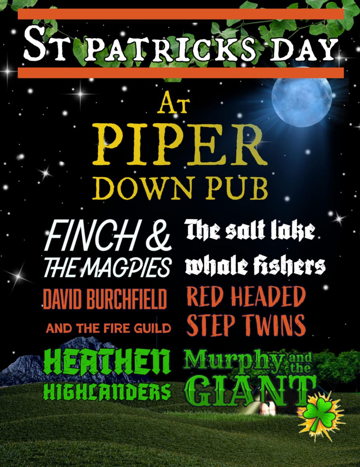 Saint Patrick's Day Party at Piper Down 