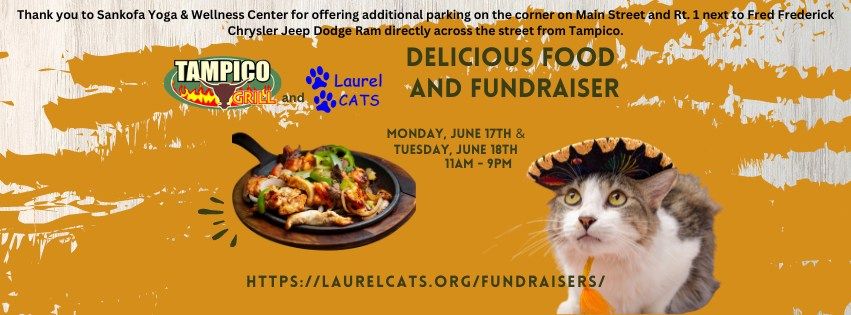 Fundraiser @ Tampico Grill on Monday, June 17th & Tuesday, June 18th, 11AM - 9PM
