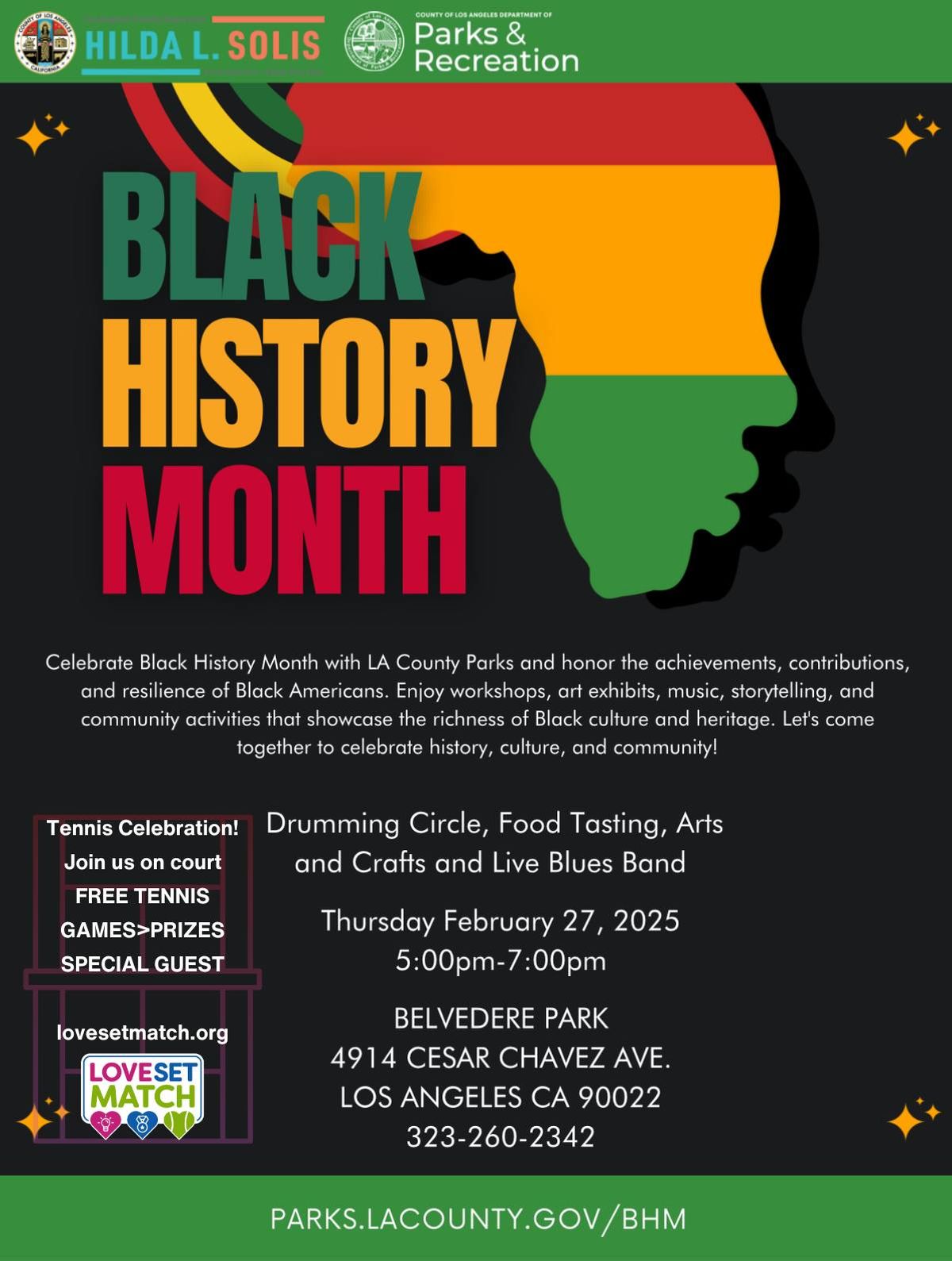 LoveSetMatch's Black History Month Celebration