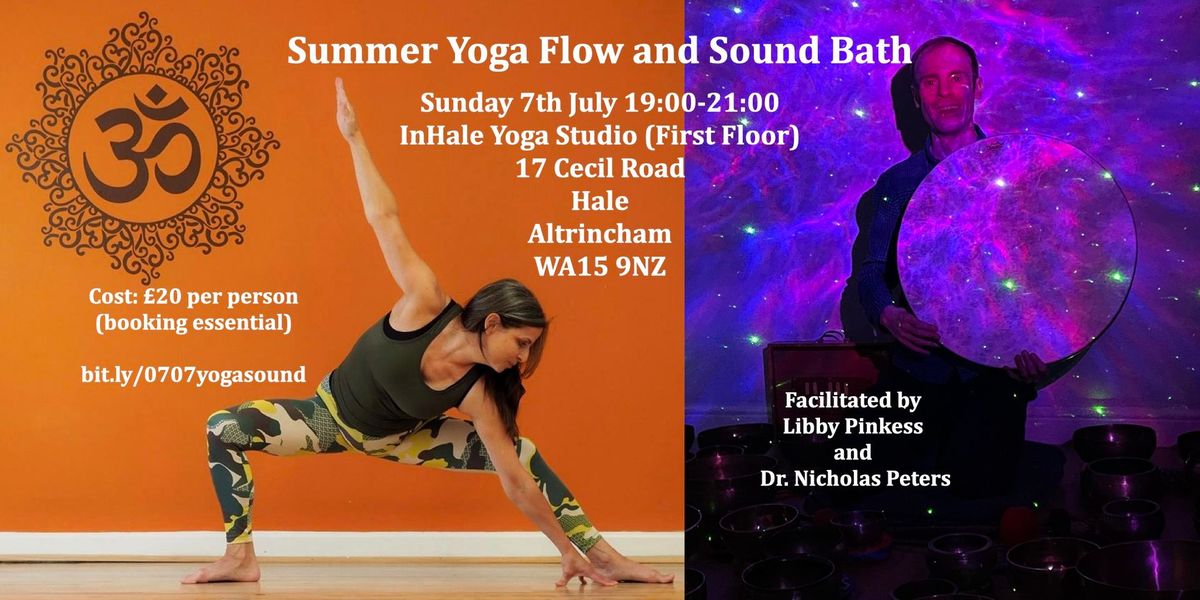 Summer Yoga Flow and Relaxing Sound Bath in Hale, Altrincham, WA15 9NZ