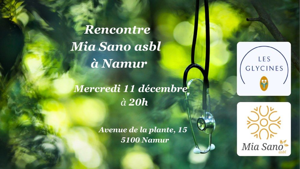 NAMUR - Lancement du r\u00e9seau r\u00e9gional Mia Sano ASBL