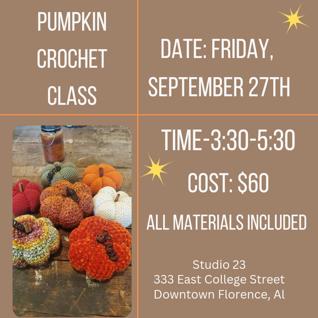 Pumpkin Crochet Class