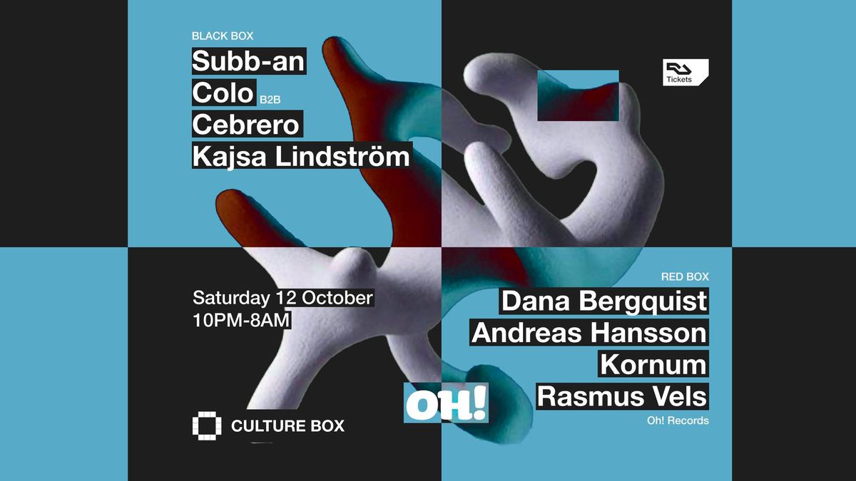 Subb-an \/ Colo \/ Cebrero \/ Kajsa Lindstr\u00f6m \/ Dana Bergquist \/ Andreas Hansson \/ Kornum \/ Rasmus Vels