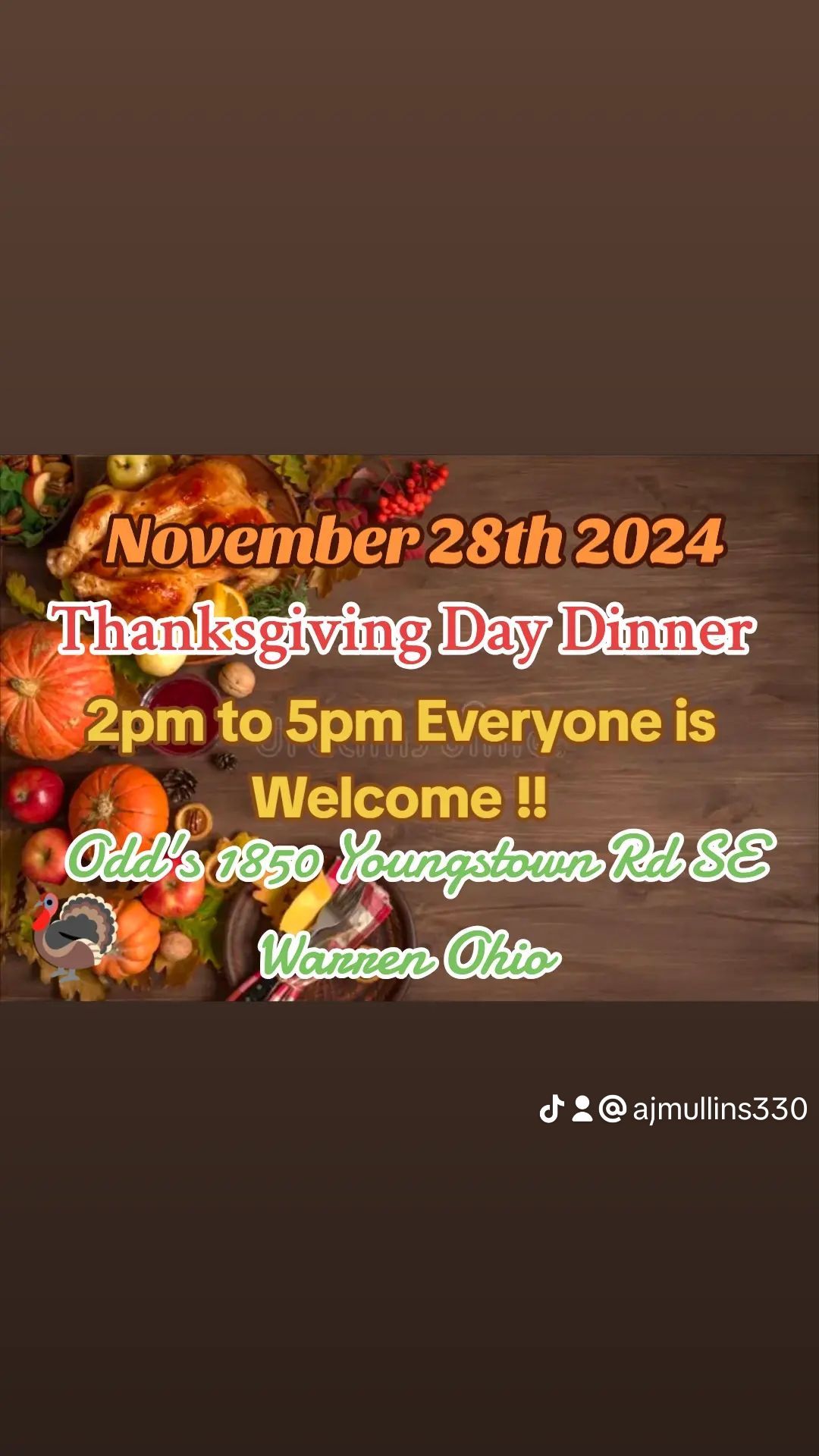 Thanksgiving \ud83e\udd83 Day Dinner \ud83c\udf7d\ufe0f