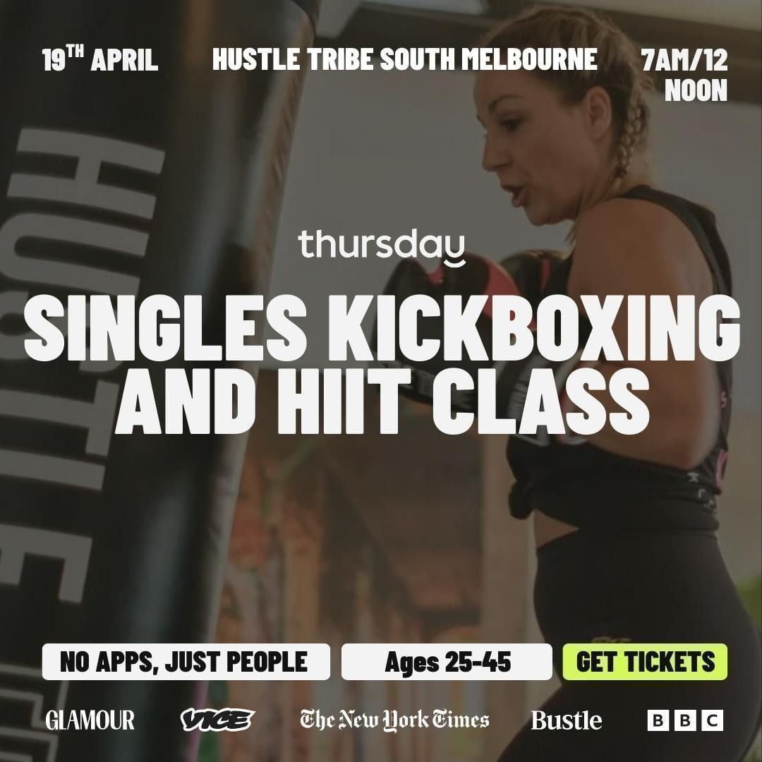 Sunday | Singles Kick Boxing + HIIT Session 25-40 | South Melbourne