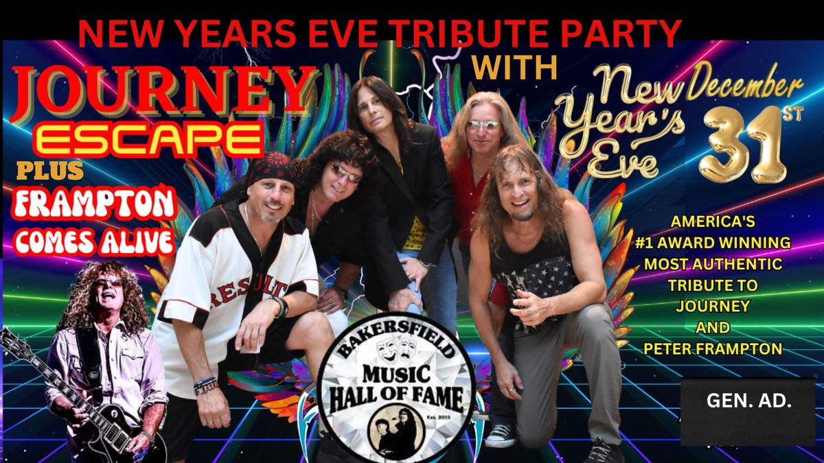 New Year's Eve Tribute show Journey & Peter Frampton