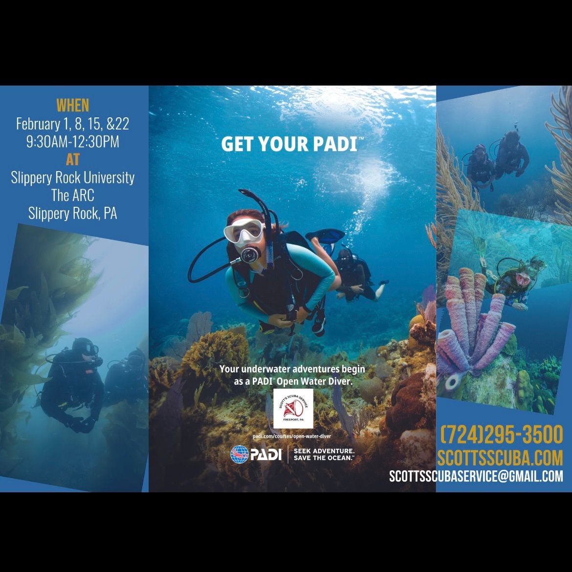 START YOUR SCUBA DIVING JOURNEY!