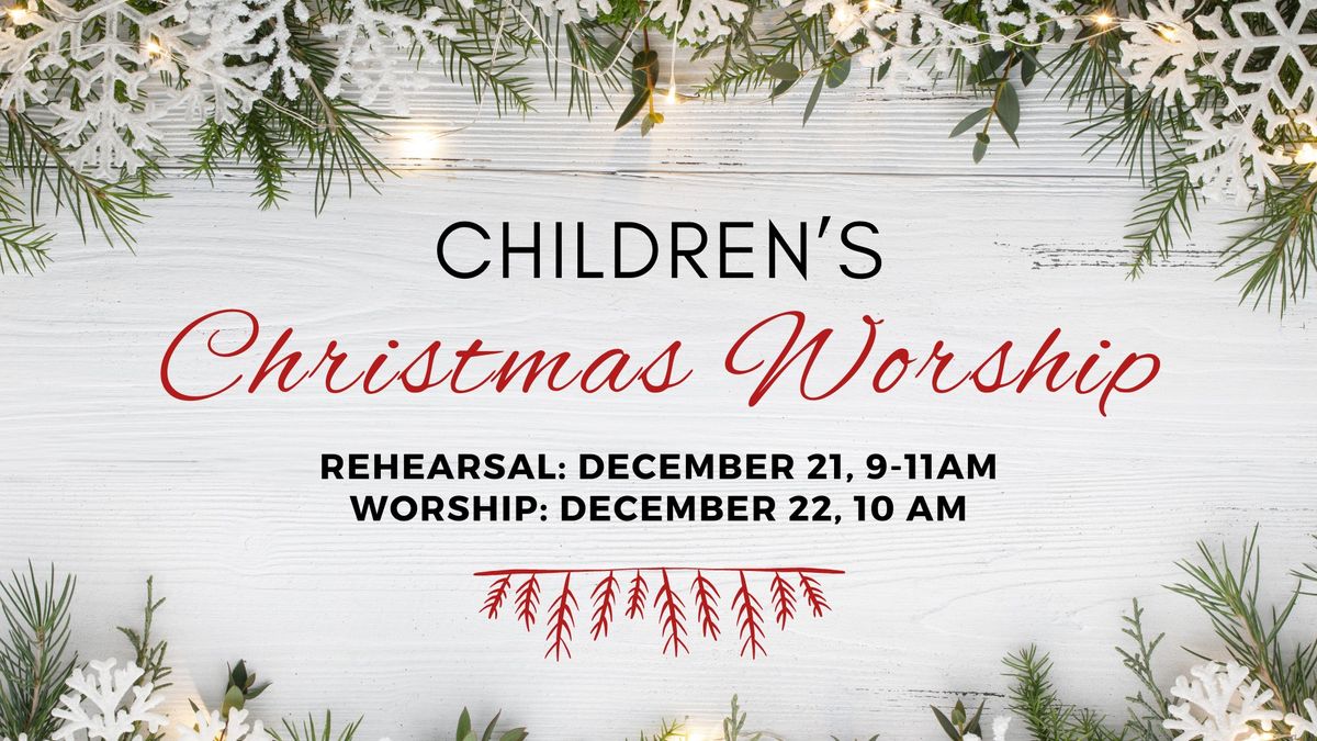 Children's Christmas Worship