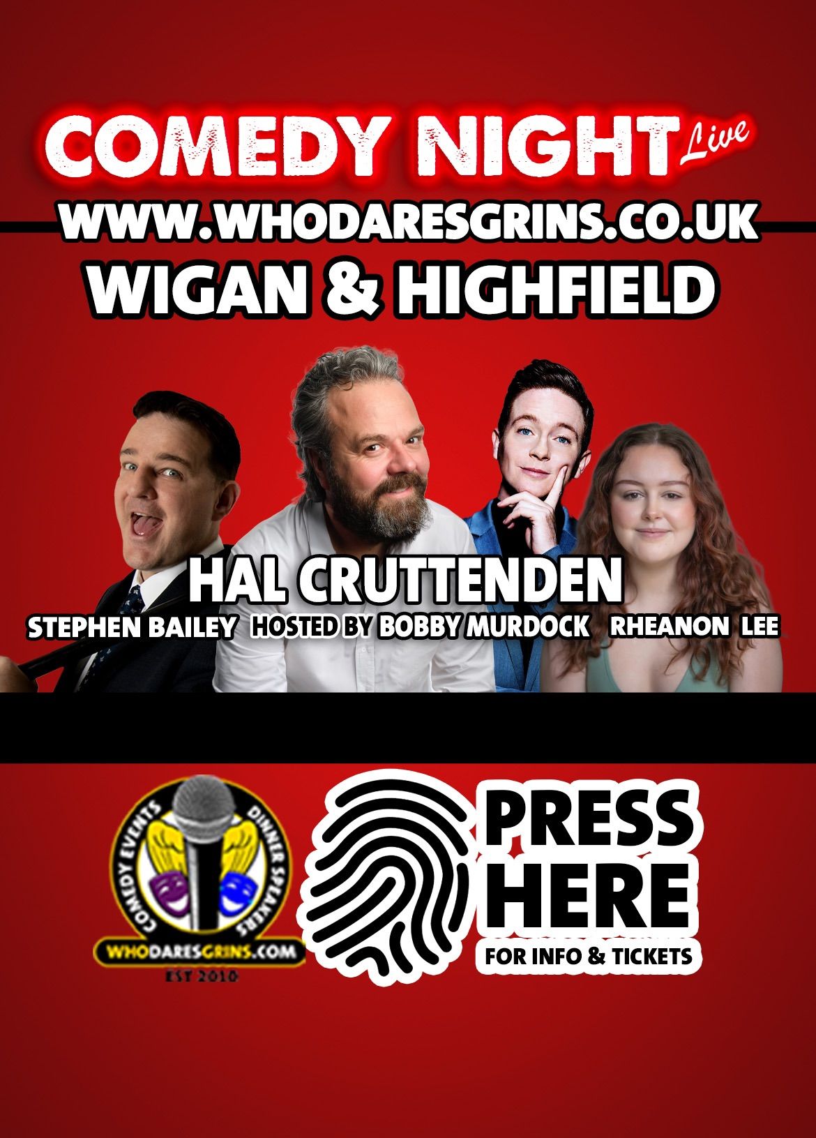 *SOLD OUT* Comedy Night Live with Headliner Hal Cruttenden