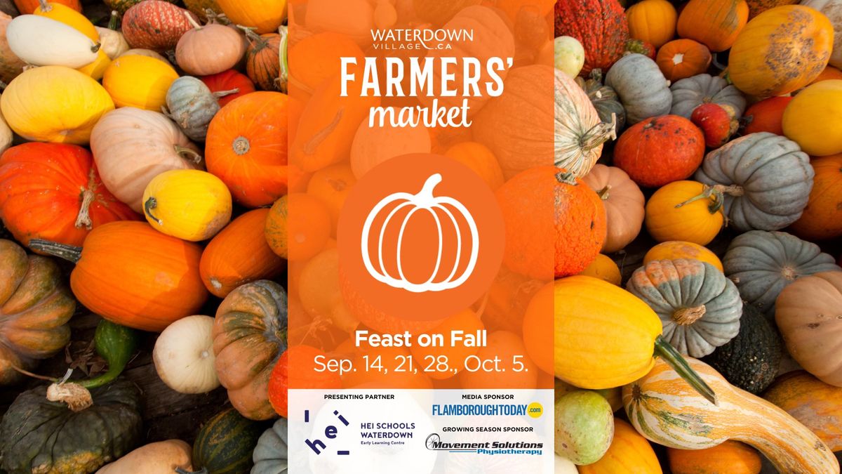 Feast on Fall at the Waterdown Farmers Market