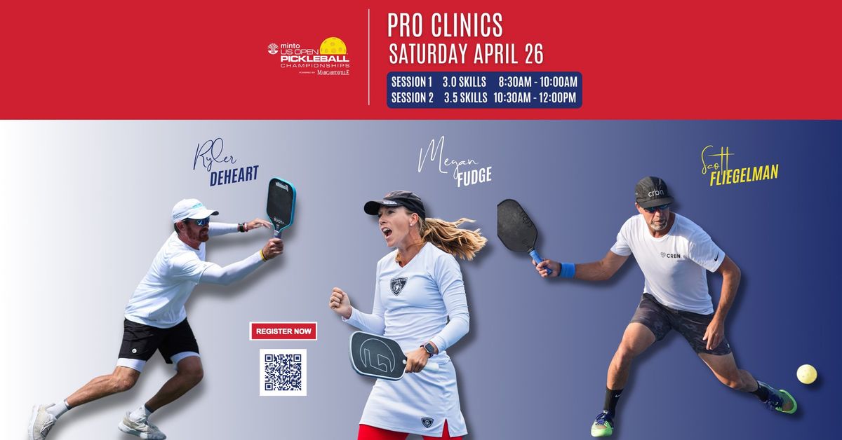 Pro Clinics with Ryler DeHeart, Megan Fudge & Scott Fliegelman