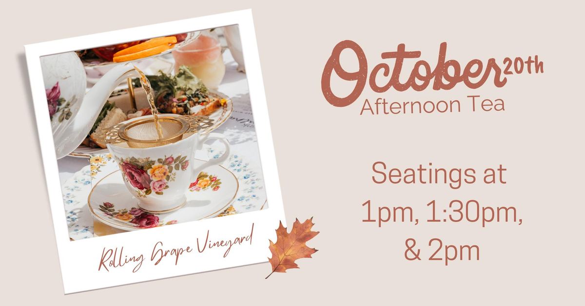 October Afternoon Tea