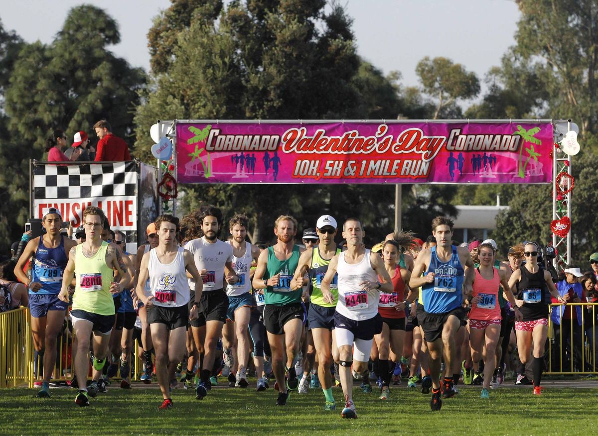 2025 Coronado Valentine's Day 10K, 5K, and 1-mile Fun Run