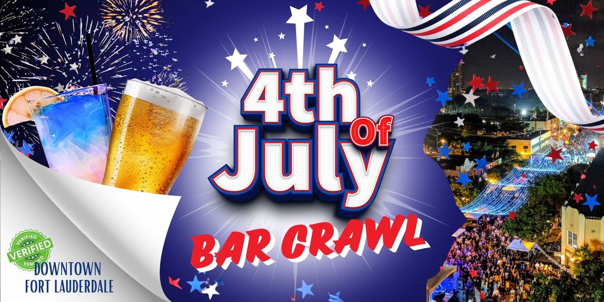 Downtown Fort Lauderdale\u2019s "Red, White, and Booze" Bar Crawl