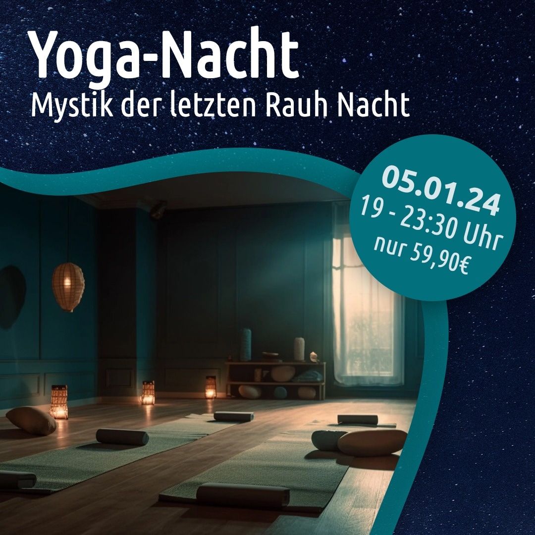 Verzauberte Yoga-Nacht \u2013 Ein Abend voller Ruhe, Energie und Bewegung